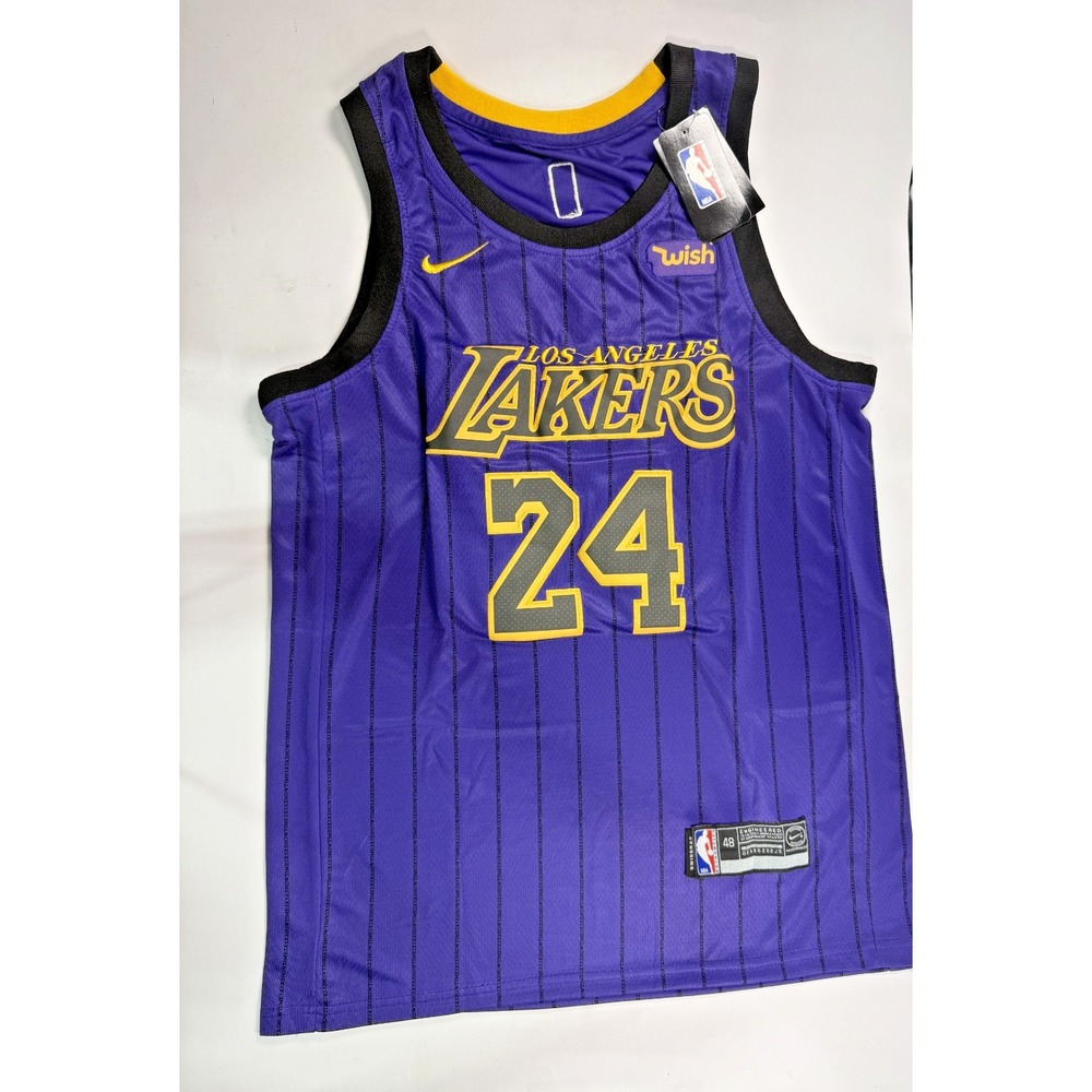 Nike Los Angeles Lakers Kobe Bryant #24 NBA Swingman City Edition Jersey Size 48